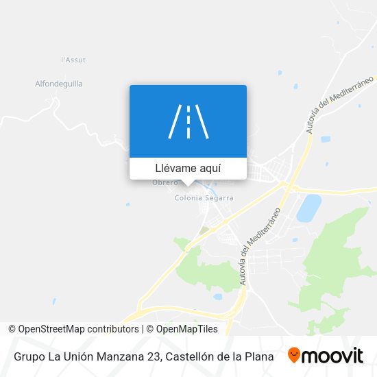 Mapa Grupo La Unión Manzana 23