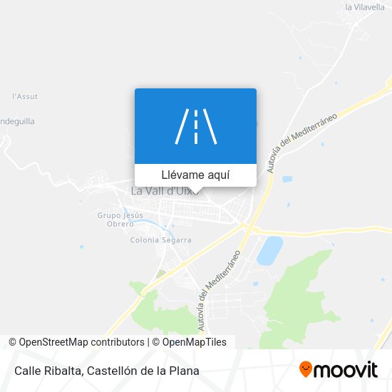 Mapa Calle Ribalta