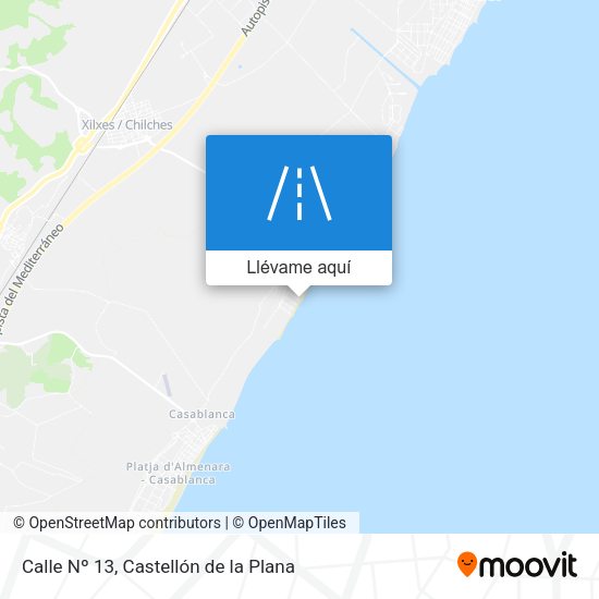 Mapa Calle Nº 13