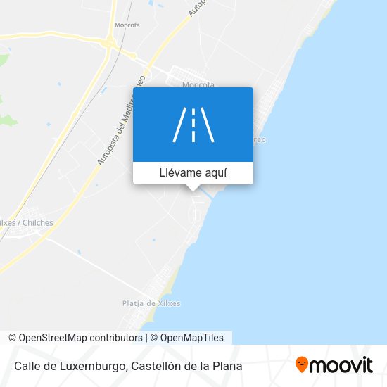Mapa Calle de Luxemburgo