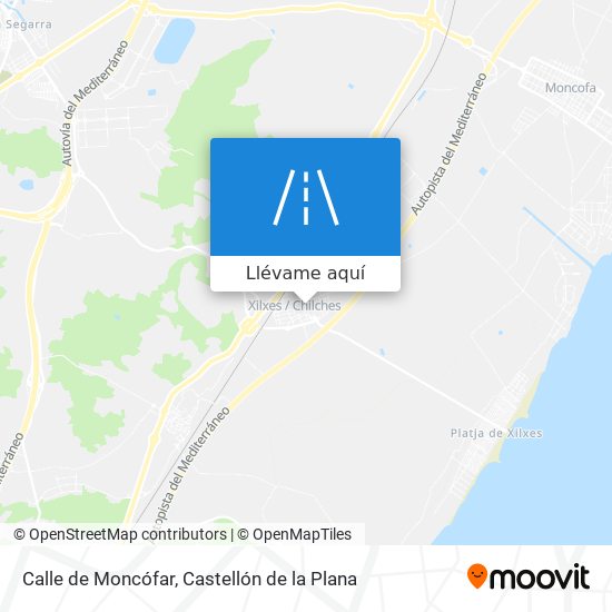 Mapa Calle de Moncófar