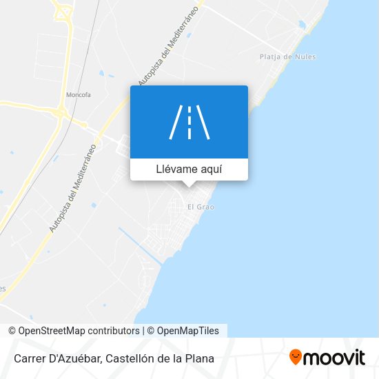Mapa Carrer D'Azuébar