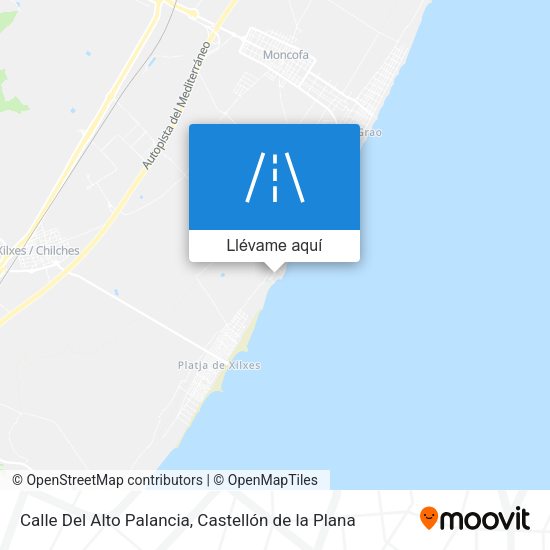 Mapa Calle Del Alto Palancia