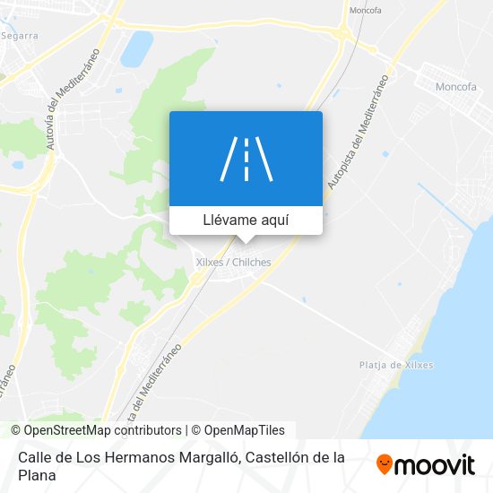 Mapa Calle de Los Hermanos Margalló