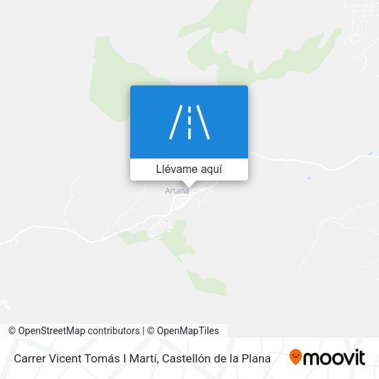 Mapa Carrer Vicent Tomás I Martí
