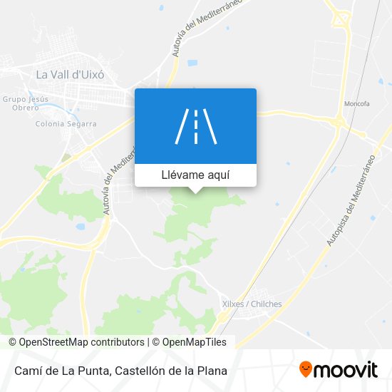 Mapa Camí de La Punta