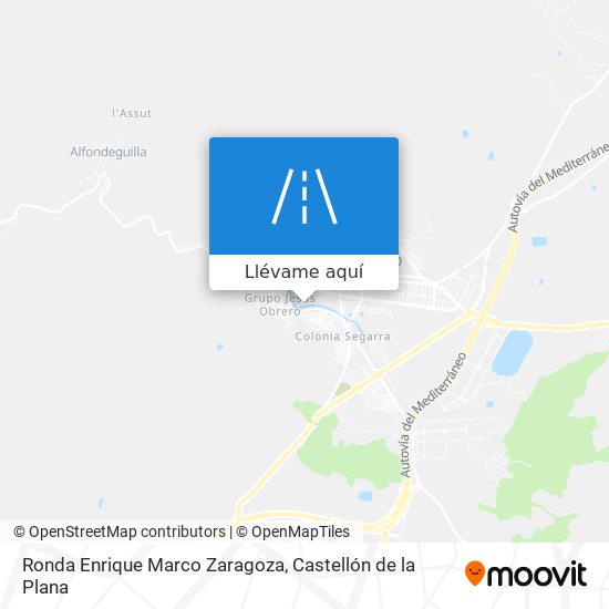 Mapa Ronda Enrique Marco Zaragoza