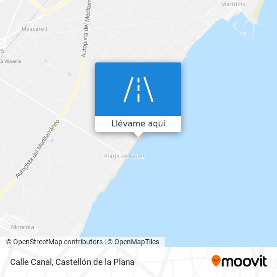 Mapa Calle Canal