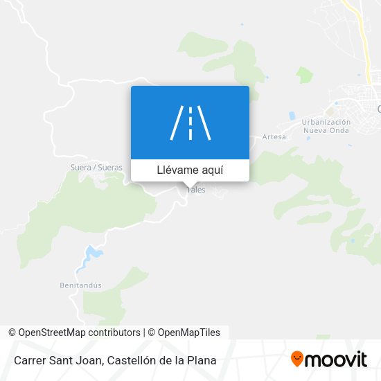 Mapa Carrer Sant Joan