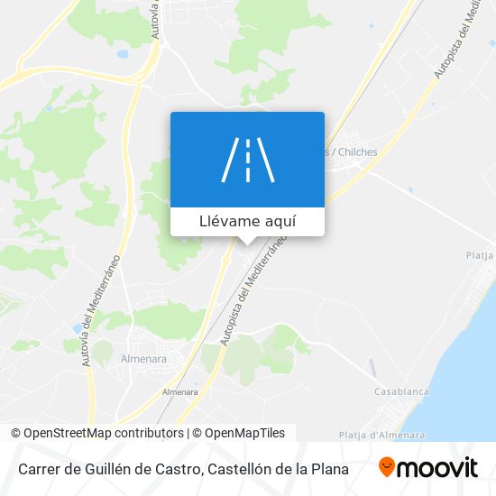 Mapa Carrer de Guillén de Castro
