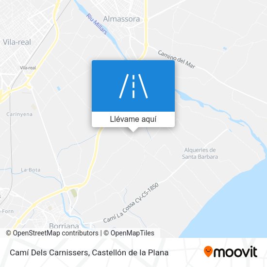 Mapa Camí Dels Carnissers