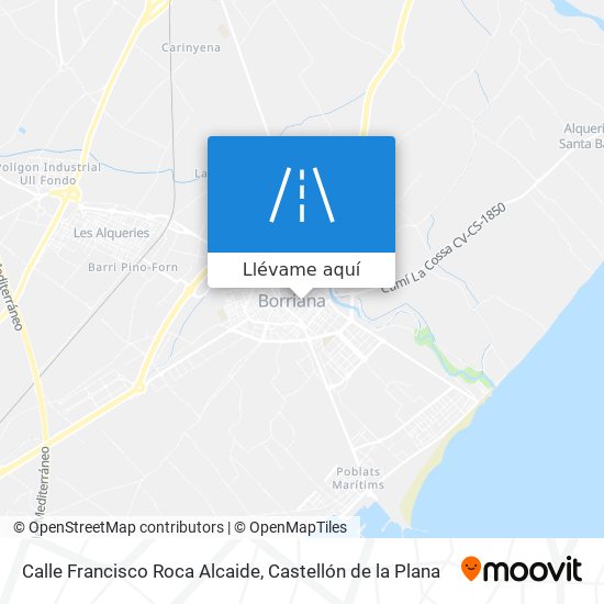 Mapa Calle Francisco Roca Alcaide