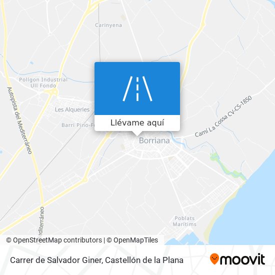 Mapa Carrer de Salvador Giner