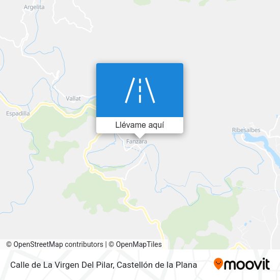 Mapa Calle de La Virgen Del Pilar