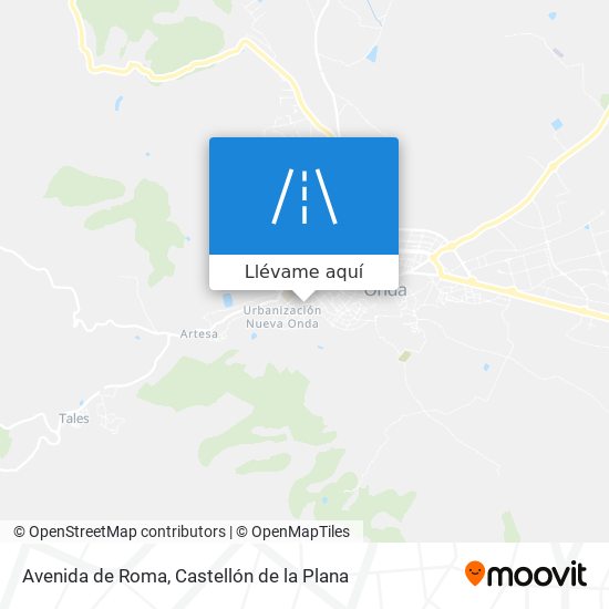 Mapa Avenida de Roma