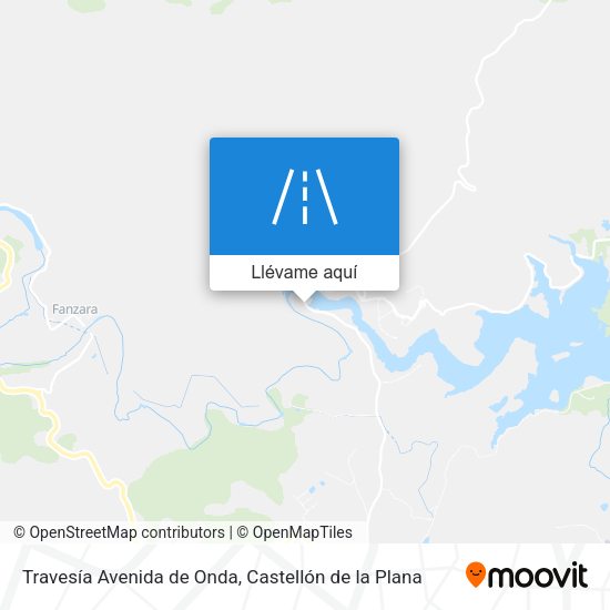 Mapa Travesía Avenida de Onda