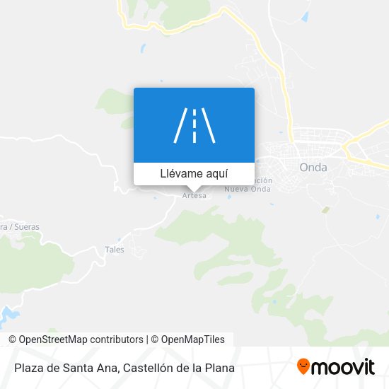 Mapa Plaza de Santa Ana