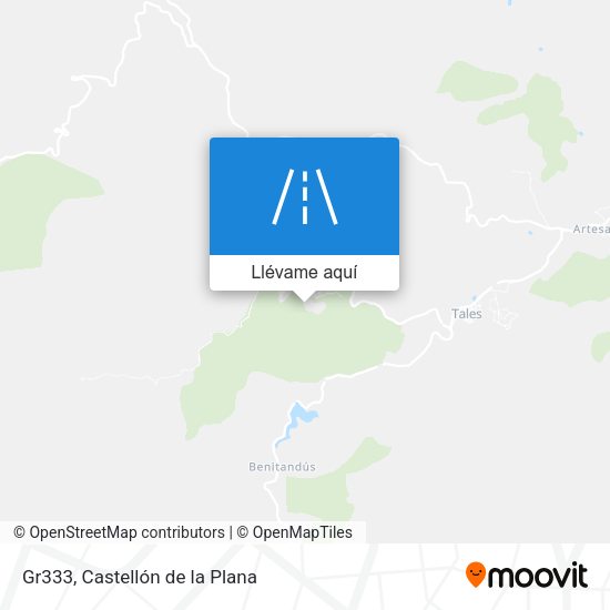 Mapa Gr333