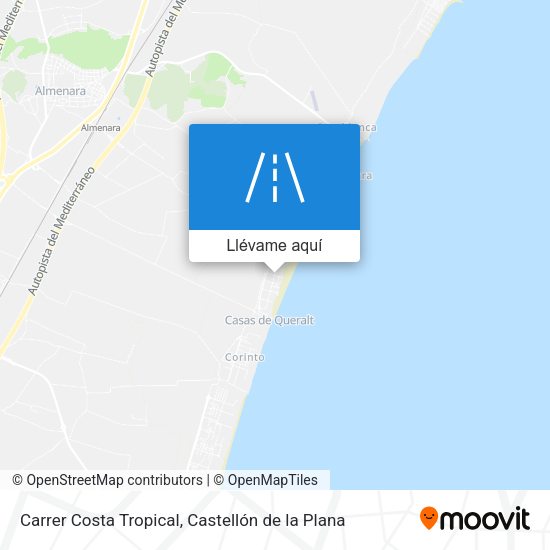 Mapa Carrer Costa Tropical