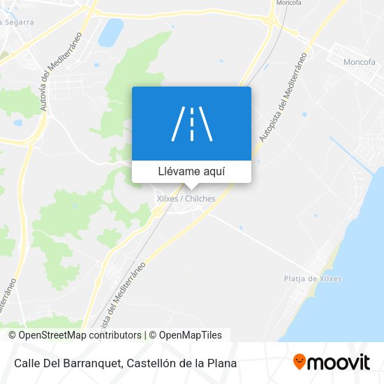 Mapa Calle Del Barranquet