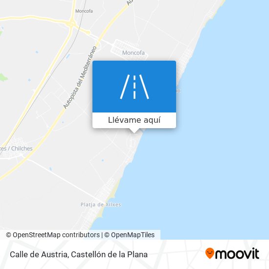 Mapa Calle de Austria