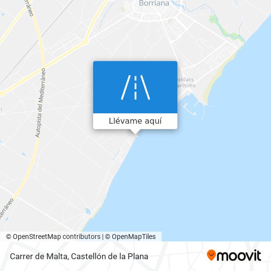 Mapa Carrer de Malta