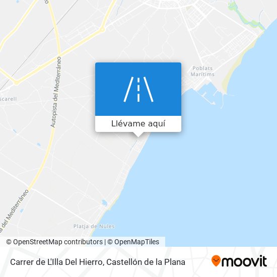 Mapa Carrer de L'Illa Del Hierro