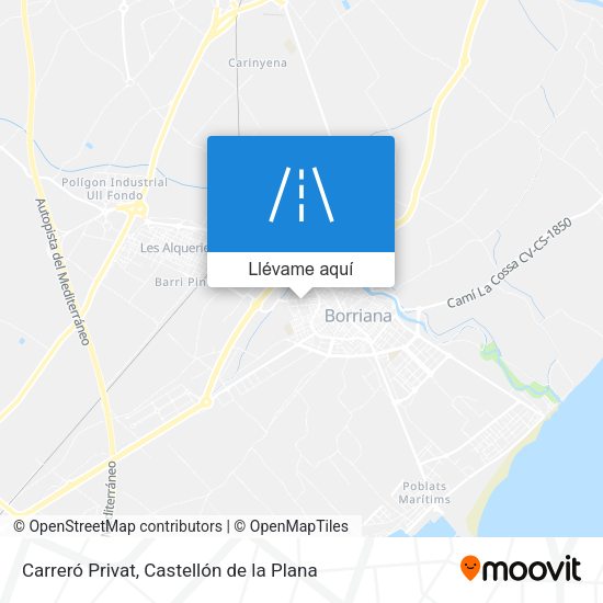 Mapa Carreró Privat