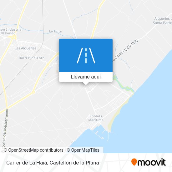Mapa Carrer de La Haia