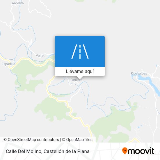 Mapa Calle Del Molino