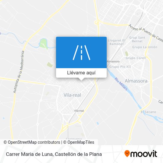 Mapa Carrer Maria de Luna