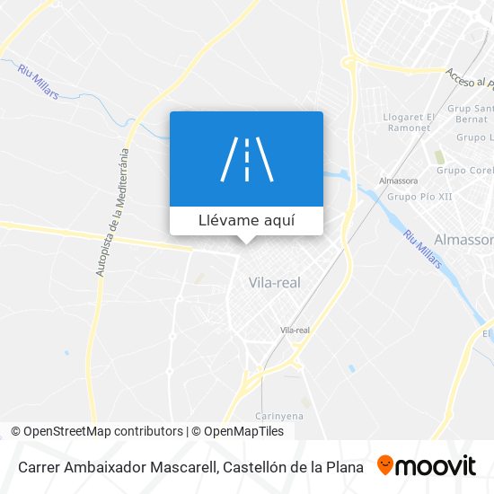 Mapa Carrer Ambaixador Mascarell