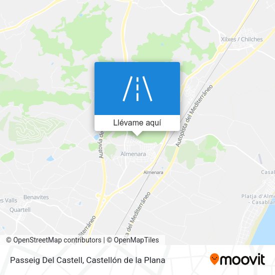Mapa Passeig Del Castell