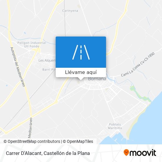 Mapa Carrer D'Alacant