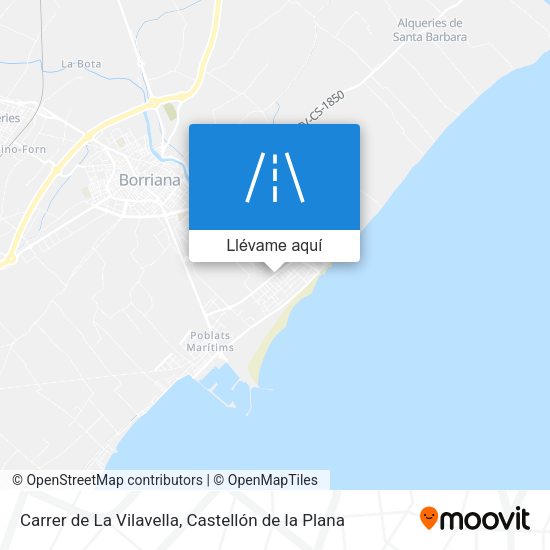 Mapa Carrer de La Vilavella