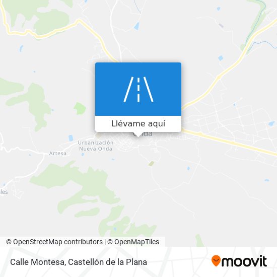 Mapa Calle Montesa