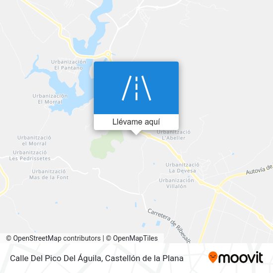 Mapa Calle Del Pico Del Águila