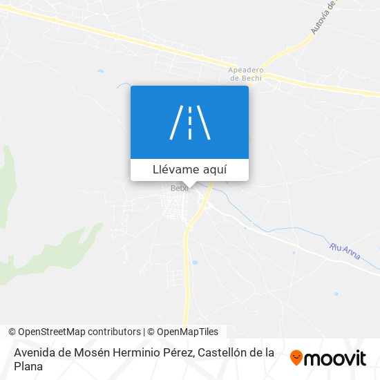 Mapa Avenida de Mosén Herminio Pérez