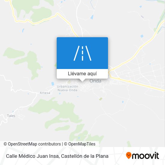 Mapa Calle Médico Juan Insa