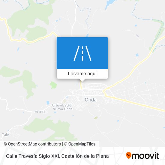 Mapa Calle Travesía Siglo XXI