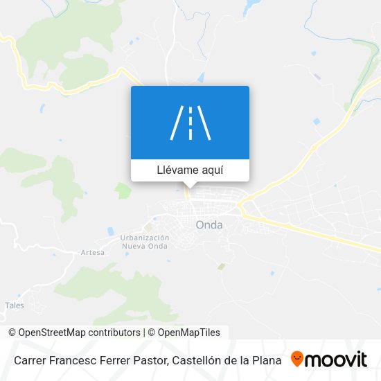 Mapa Carrer Francesc Ferrer Pastor