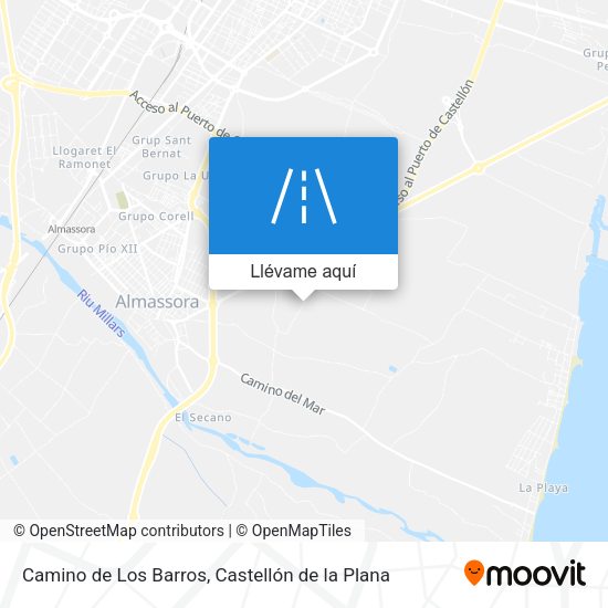 Mapa Camino de Los Barros