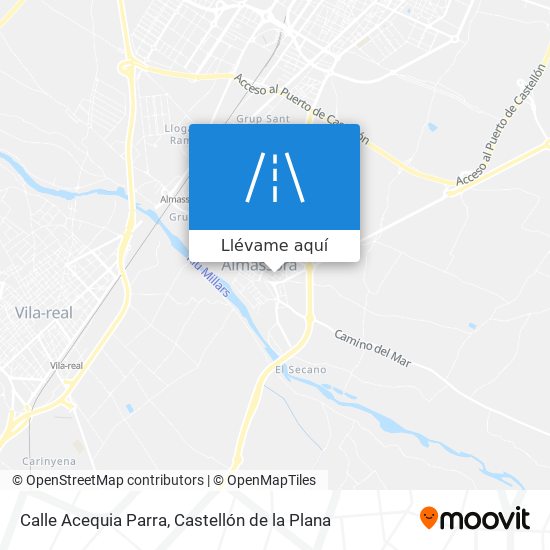 Mapa Calle Acequia Parra