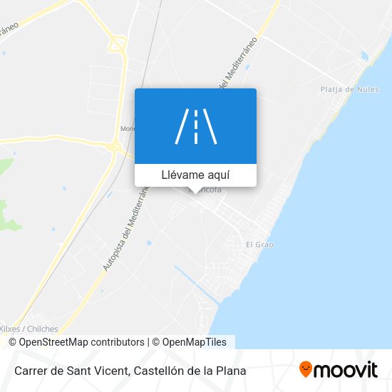 Mapa Carrer de Sant Vicent