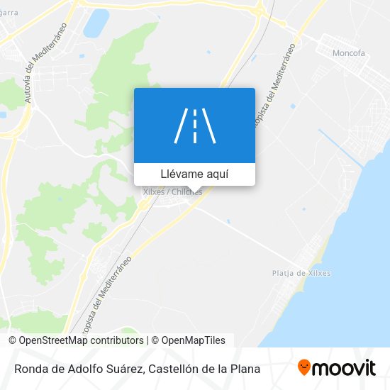 Mapa Ronda de Adolfo Suárez