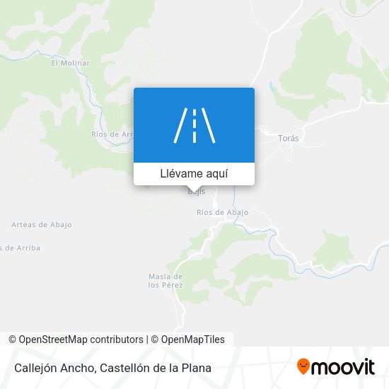 Mapa Callejón Ancho