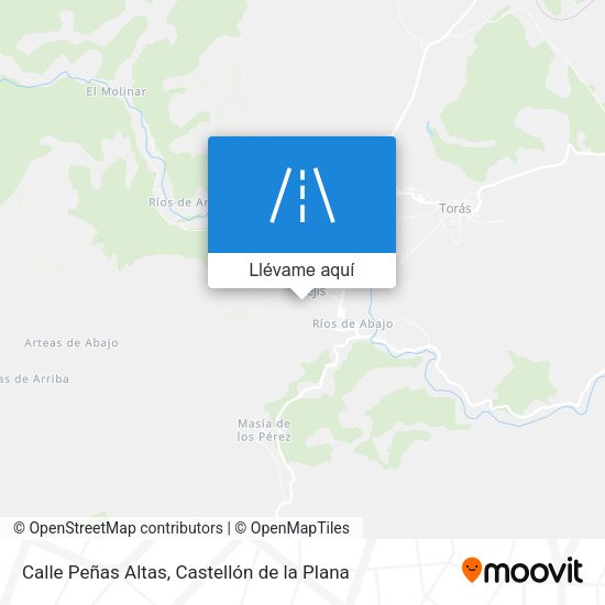 Mapa Calle Peñas Altas