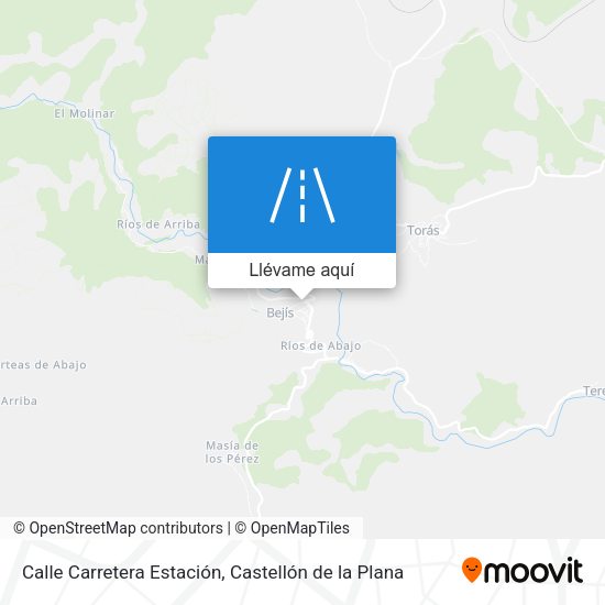 Mapa Calle Carretera Estación