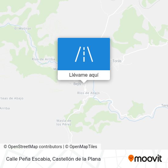 Mapa Calle Peña Escabia