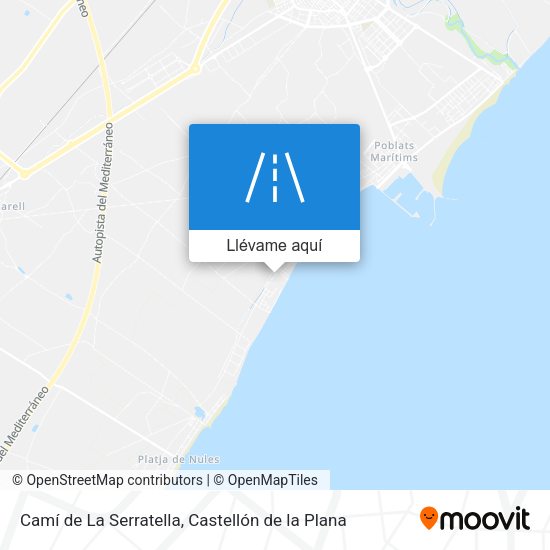 Mapa Camí de La Serratella